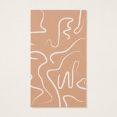 Business Logo Label Hang Label Kaart (Achterkant)