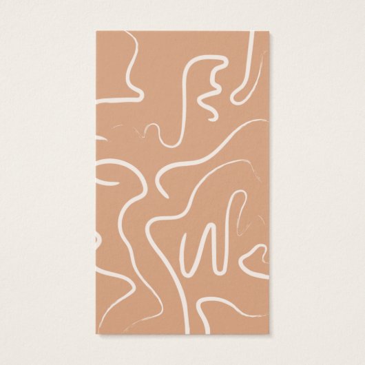 Business Logo Label Hang Label Kaart (Achterkant)