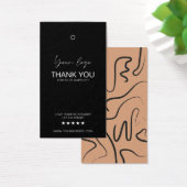 Business Logo Label Hang Label Kaart (Bureau)