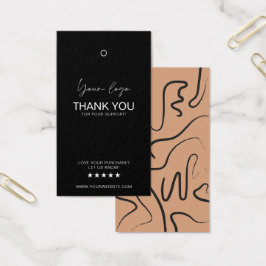 Business Logo Label Hang Label Kaart