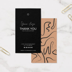 Business Logo Label Hang Label Kaart