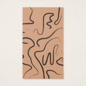 Business Logo Label Hang Label Kaart (Achterkant)