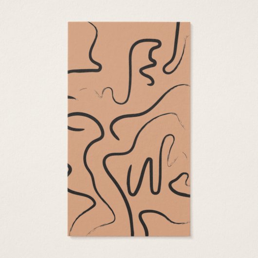 Business Logo Label Hang Label Kaart (Achterkant)