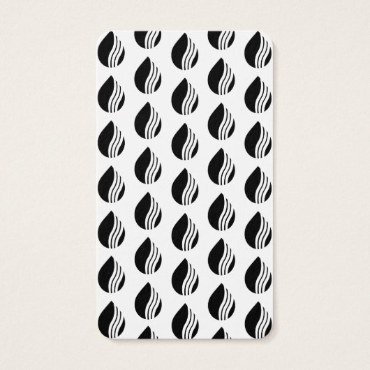 Business Logo Label Hang Label Kaart (Achterkant)