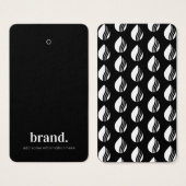 Business Logo Label Hang Label Kaart (Voorkant /achterkant)