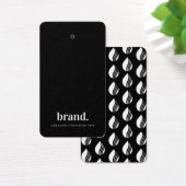 Business Logo Label Hang Label Kaart (Bureau)