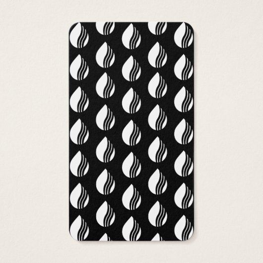 Business Logo Label Hang Label Kaart (Achterkant)