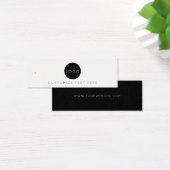 Business Logo Label Hang Label Mini Visitekaartjes (Bureau)