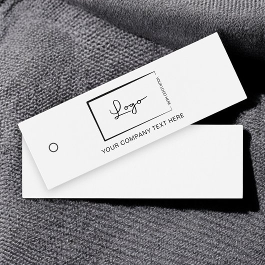Business Logo Label Hang Label Mini Visitekaartjes