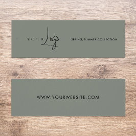 Business Logo Label Hang Label Mini Visitekaartjes