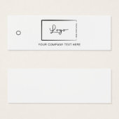 Business Logo Label Hang Label Mini Visitekaartjes (Voorkant /achterkant)