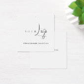 Business Logo Label Hang Label Vierkante Visitekaartjes (Bureau)