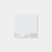 Business logo lichtgrijs post-it® notes (Voorkant)
