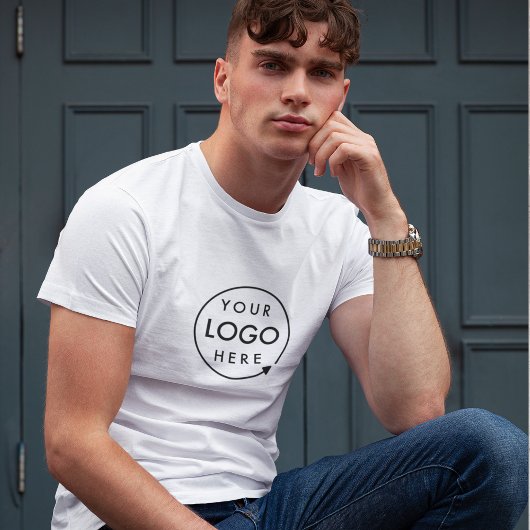 Business Logo Medewerker Personeelsbedrijf Merk T-shirt