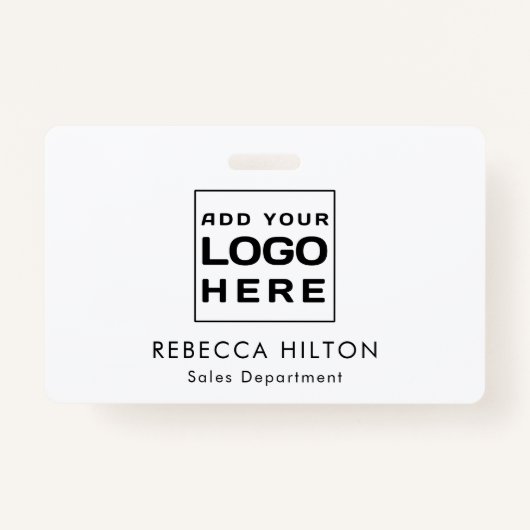 Business Logo Medewerkers Custom Badge (Voorkant)