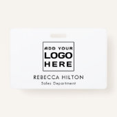 Business Logo Medewerkers Custom Badge (Achterkant)