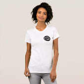 Business Logo-merk voor en achter T-shirt (Voorkant volledig)