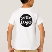 Business Logo-merk voor en achter T-shirt (Achterkant)