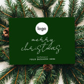 Business Logo Merry kerstfeestay Kaart