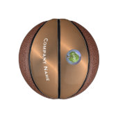 Business Logo Mini Copper Basketbal (Verticaal)