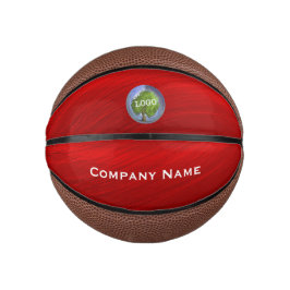 Business Logo Mini Red Basketbal