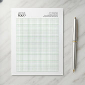 Business Logo Minimalist 5 x 5 Graph Sketch Pad Notitieblok