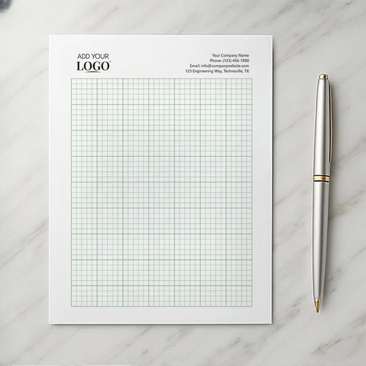 Business Logo Minimalist 5 x 5 Graph Sketch Pad Notitieblok