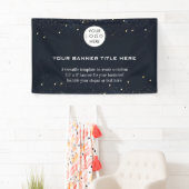 Business Logo Minimalist Modern professioneel zwar Spandoek (Insitu)