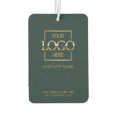 Business Logo Minimalist Professional Branded Luchtverfrisser (Achterkant)