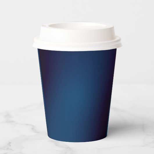 Business Logo Minimalist Professional Paper Cup Papieren Bekers (Achterkant)