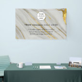 Business Logo Minimalistisch Modern professioneel  Spandoek (Beurs)