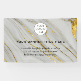 Business Logo Minimalistisch Modern professioneel  Spandoek