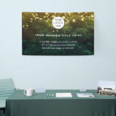 Business Logo Minimalistisch Modern professioneel Spandoek (Beurs)