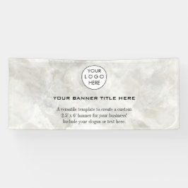 Business Logo Minimalistisch Modern professioneel  Spandoek