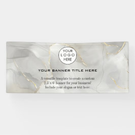 Business Logo Minimalistisch Modern professioneel  Spandoek