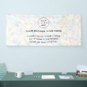 Business Logo Minimalistisch Modern professioneel  Spandoek (Beurs)