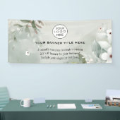 Business Logo Minimalistisch Modern professioneel  Spandoek (Beurs)