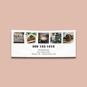 Business Logo Minimalistische moderne foto Spandoek