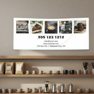 Business Logo Minimalistische moderne foto Spandoek