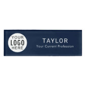 Business Logo Modern aangepaste evenementenmedewer Naambadge (Voorkant)