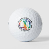 Business Logo Modern Bedrijf Branded Promotionele Golfballen (Voorkant)