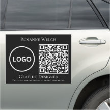 Business Logo Modern Black and White