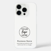 Business Logo Modern Custom Case-Mate iPhone Case (Achterkant)
