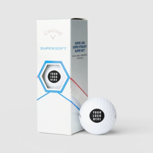 Business Logo Modern Custom QR Code Minimalist Golfballen (Verpakking)