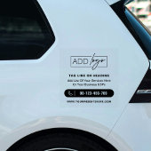 Business Logo Modern Eenvoudige Promotionele autor Sticker