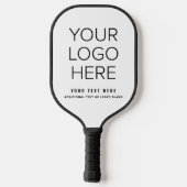 Business Logo Modern League Club Pickleball Paddle (Achterkant)