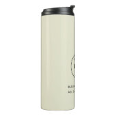 Business Logo Modern medewerkers swag Thermosbeker (Gedraaid links)