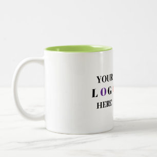 Business Logo Modern met QR-code Mok