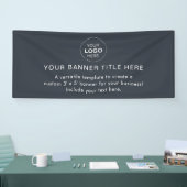 Business Logo Modern Professional 6'-banner Spandoek (Beurs)