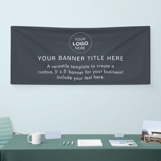 Business Logo Modern Professional 6'-banner Spandoek (Beurs)